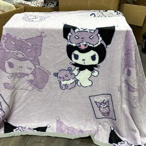 Cute Purple Character Blanket